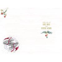 Daughter & Partner Me to You Bear Christmas Card Extra Image 1 Preview